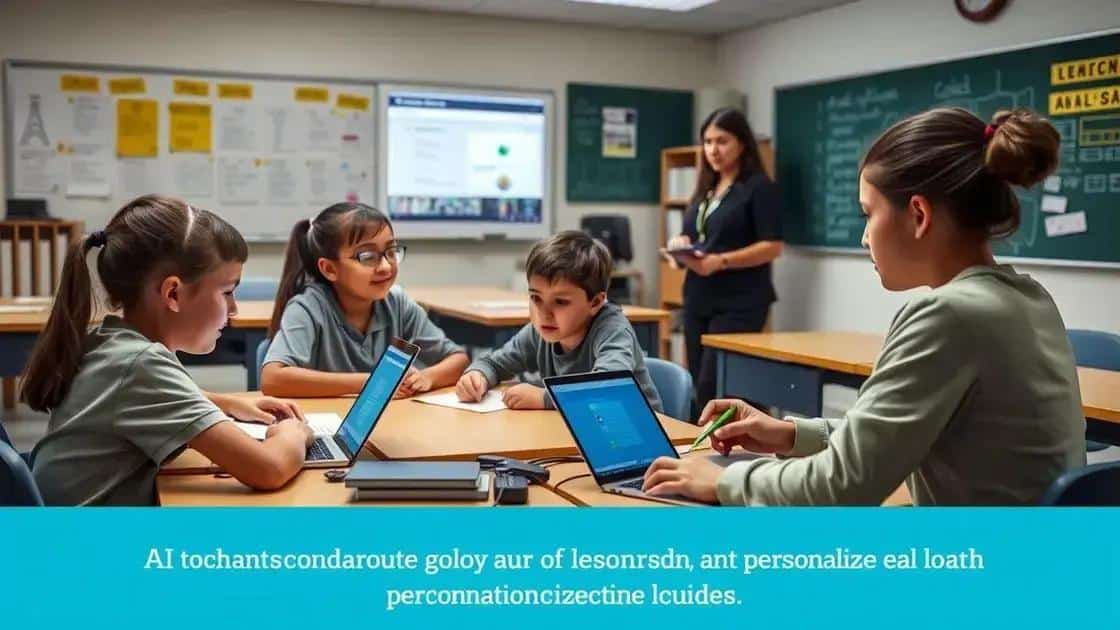 Practical applications of AI tools in lessons