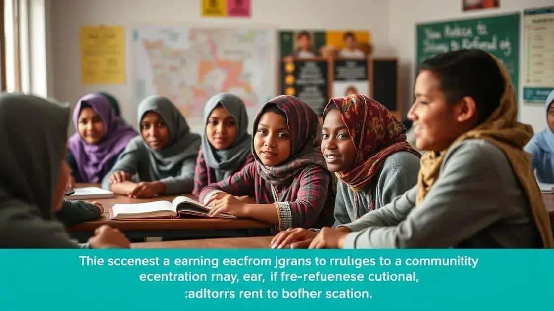 The role of education in refugee integration