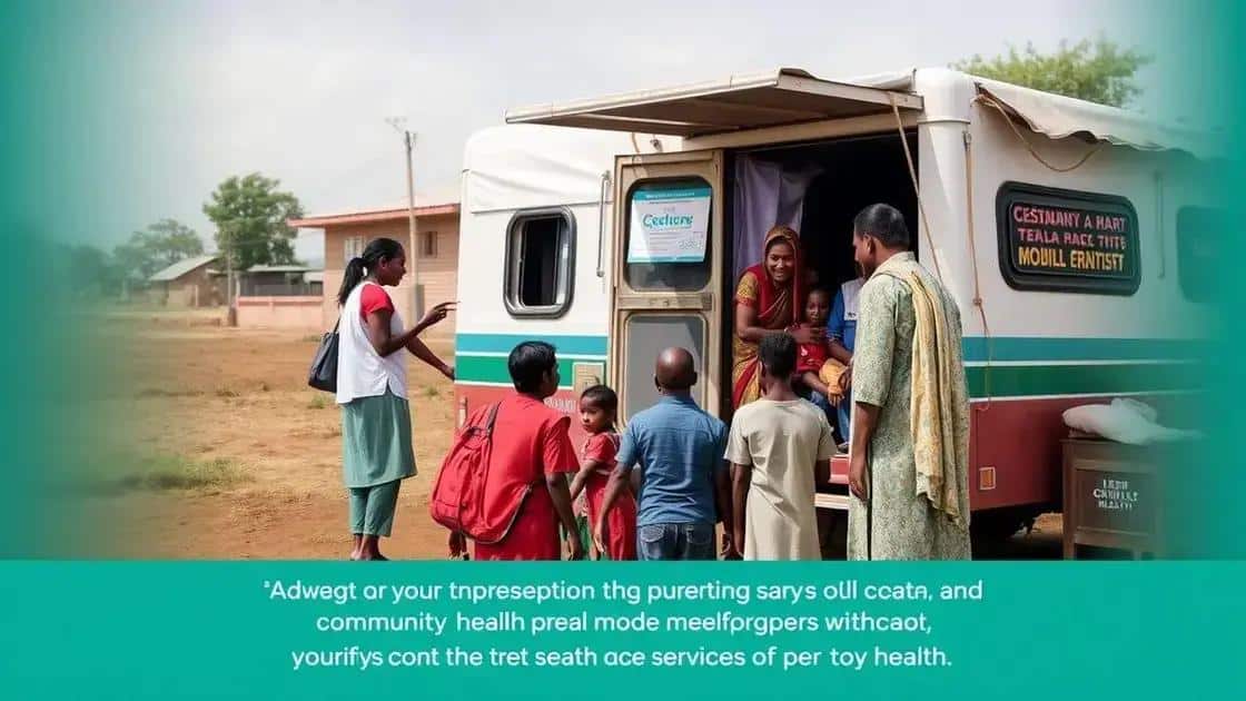 Community initiatives improving healthcare availability