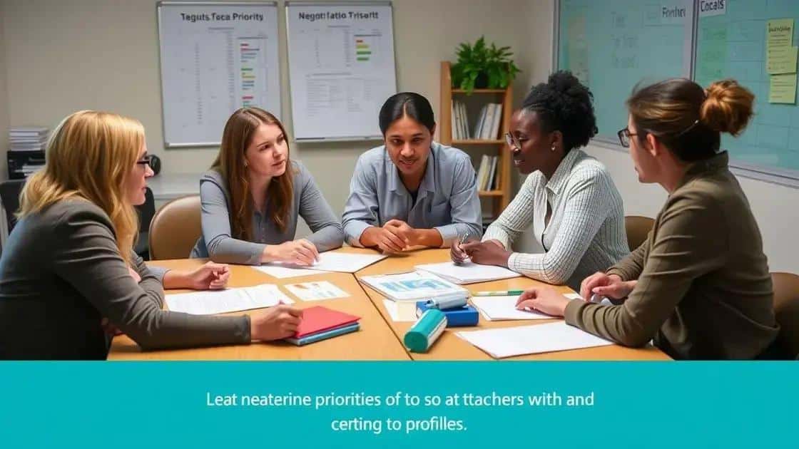key issues teachers prioritize