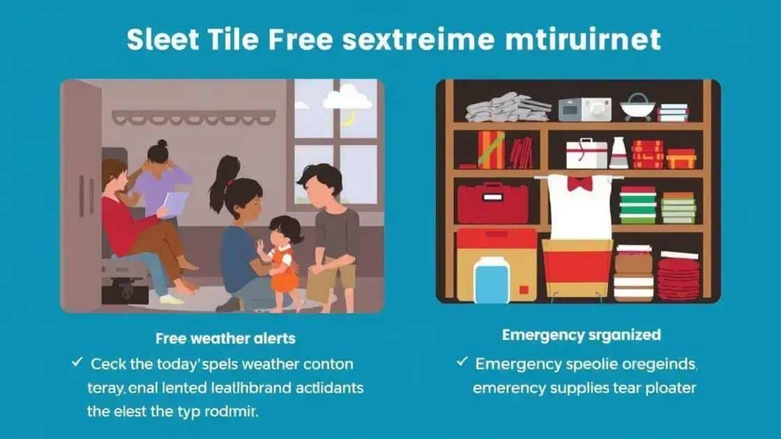 Safety tips during extreme weather conditions