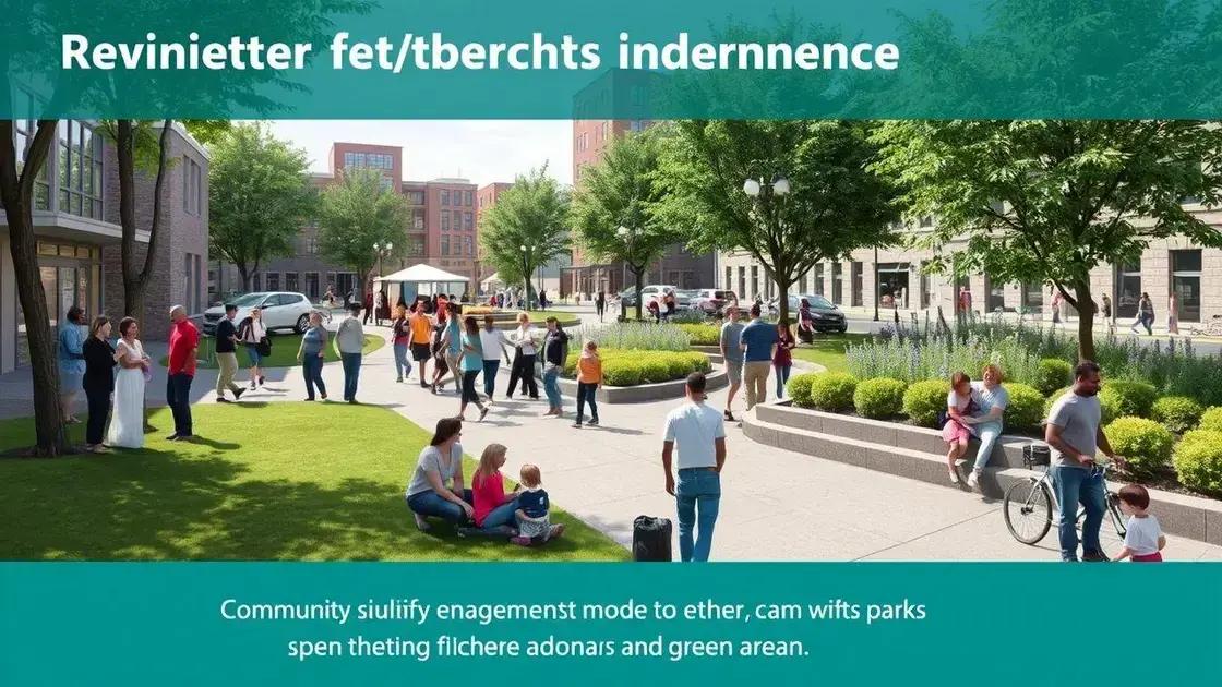 Key benefits for communities