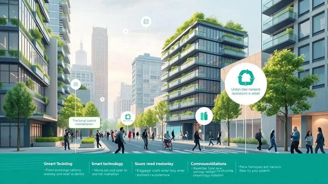 Future trends in urban revitalization