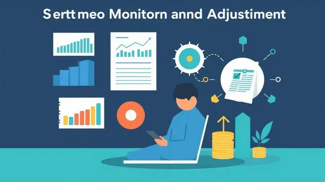 Monitoring and adjusting your portfolio
