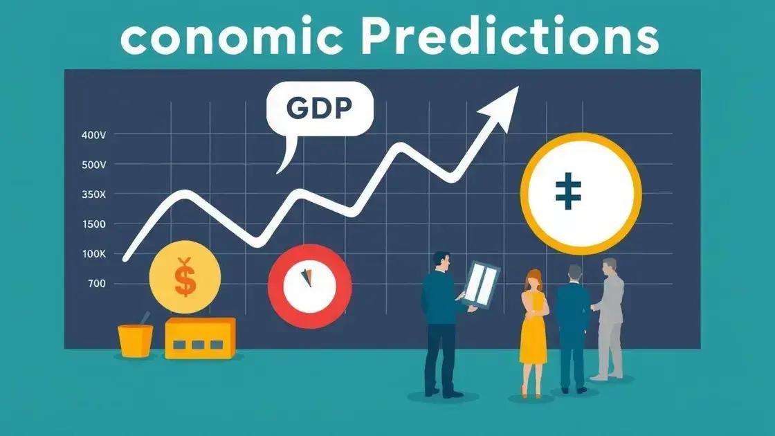 Predictions for the economy based on current data