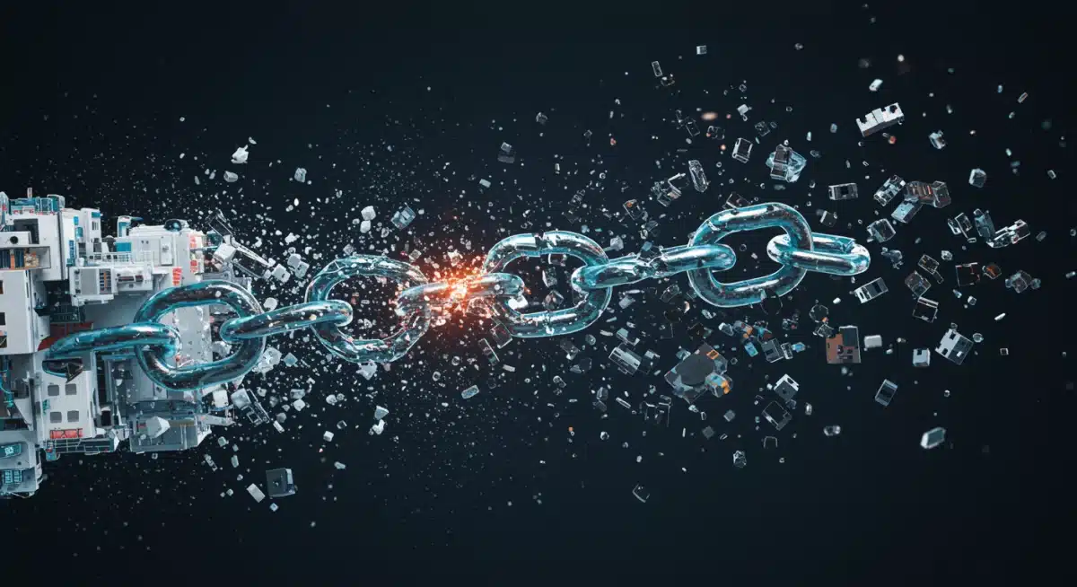 全球供应链受地缘政治冲击的示意图