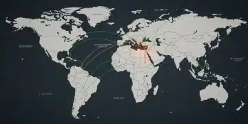 描绘全球地缘政治复杂性与中国对外投资风险的地图