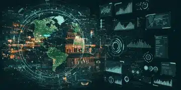 宏观经济政策调整背景下，中国企业面临国际税收新规的抽象视觉图