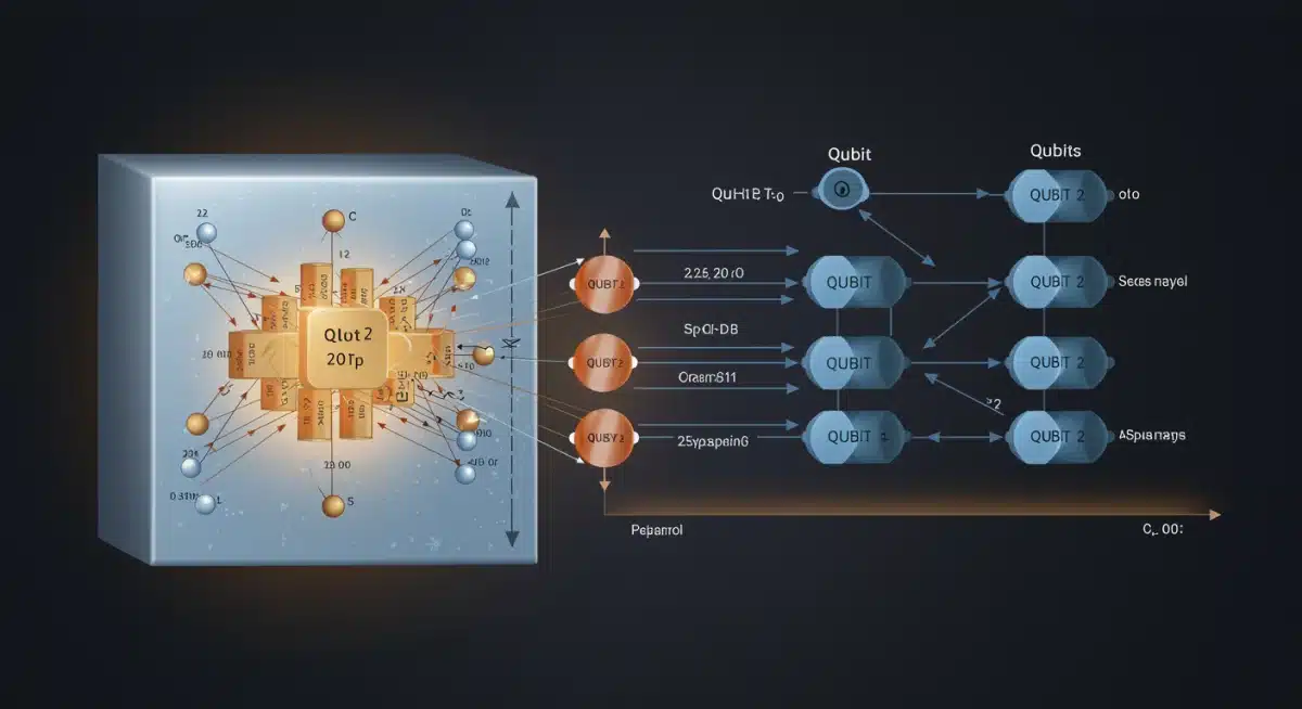 量子处理器架构示意图及其工作原理