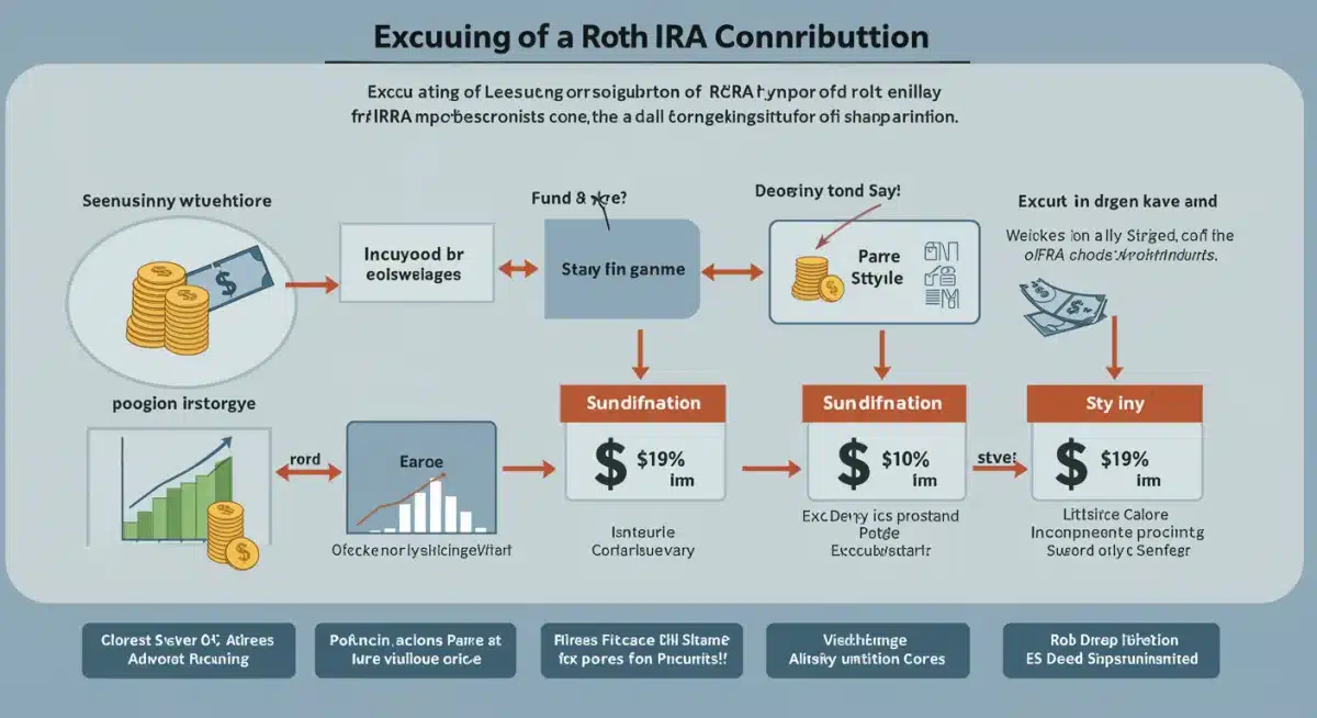 Infographic illustrating the backdoor Roth IRA contribution process step-by-step.