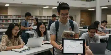 College students studying, discussing new Pell Grant eligibility changes