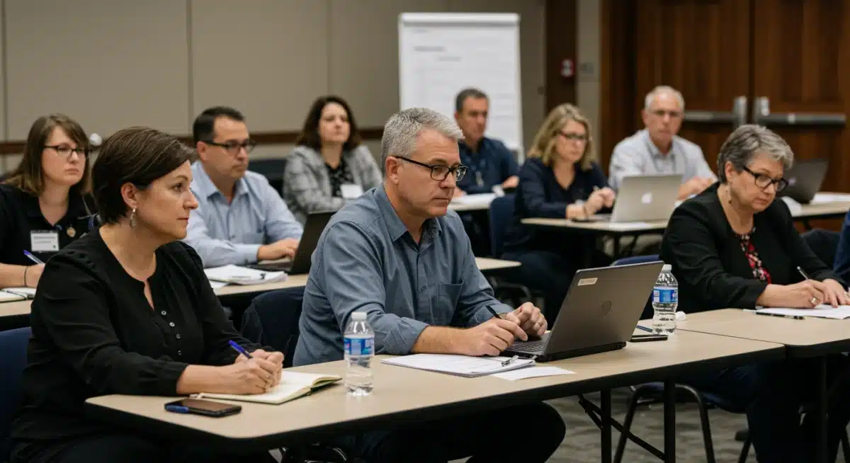 Federal employees attending FERS retirement planning seminar