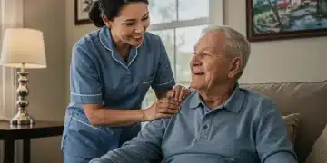 Veterans Aid and Attendance 2025: Secure Up to $2,300 Monthly Elderly veteran receiving compassionate in-home care