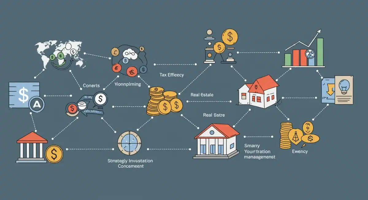 Diversified investment portfolio for tax efficiency
