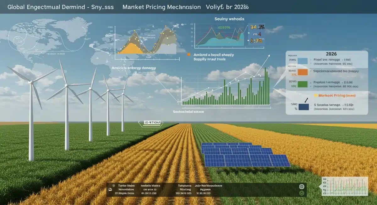 Interplay of energy demand, agricultural supply, and market pricing in 2026 commodities.
