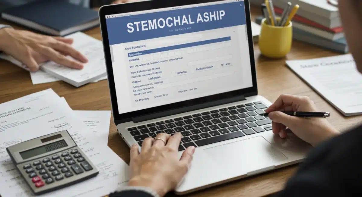 Online scholarship application form for 2026 STEM funding