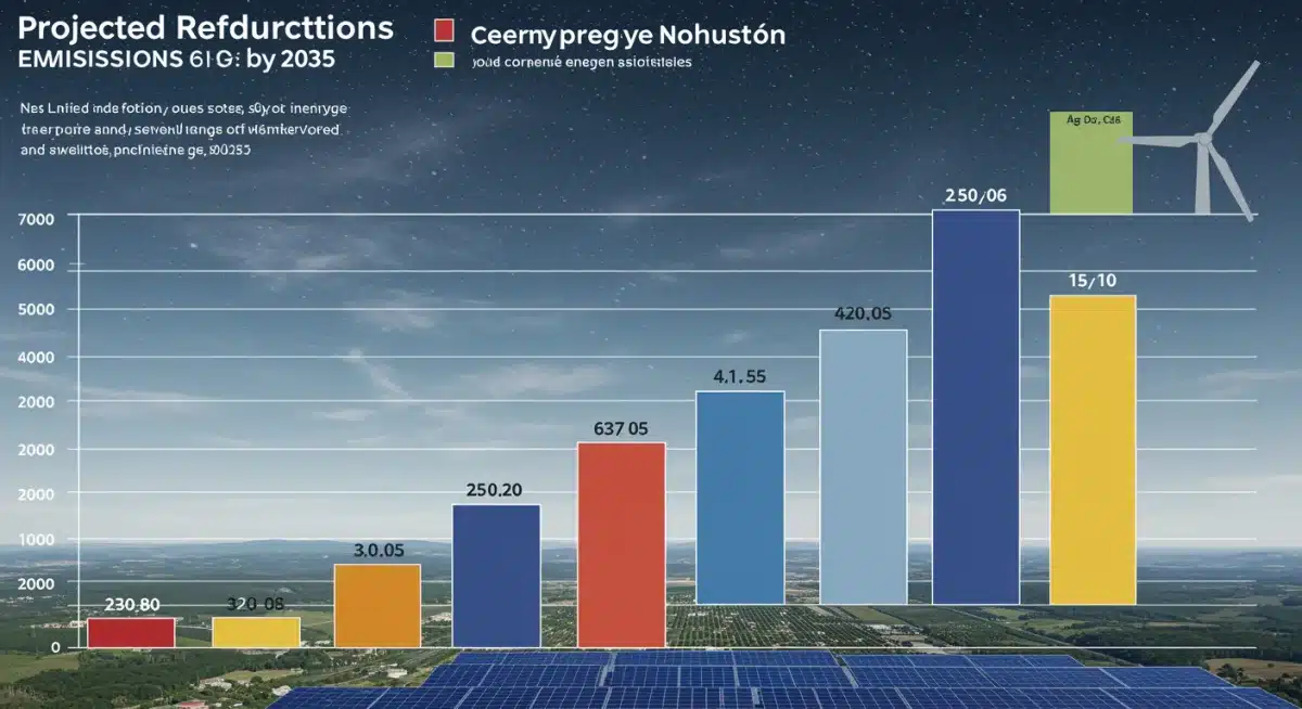US greenhouse gas emission reduction projections post-2026 climate summit.