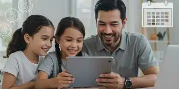 Family reviewing tax documents for 2026 Child Tax Credit