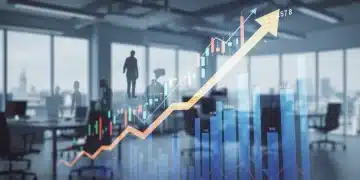 Financial charts showing strong hedge fund performance and strategic growth in the US market.