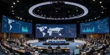 Global leaders discussing policy at the 2026 World Economic Forum for stability