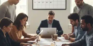 People reviewing health insurance plans with a calendar marking the December 15th deadline.
