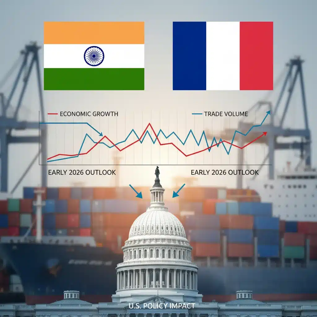 Election results impacting trade policies and economic forecasts for the United States.
