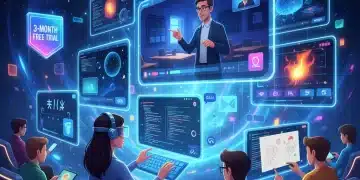 Futuristic online learning platforms with free trials for 2026 career growth