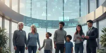 Diverse group of Americans reviewing Medicaid eligibility information for 2026
