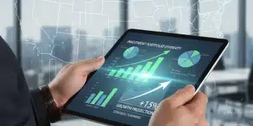 Financial charts and graphs on a tablet representing an optimized investment portfolio for 2026.