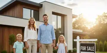 Happy family with two children, symbolizing child tax credit benefits