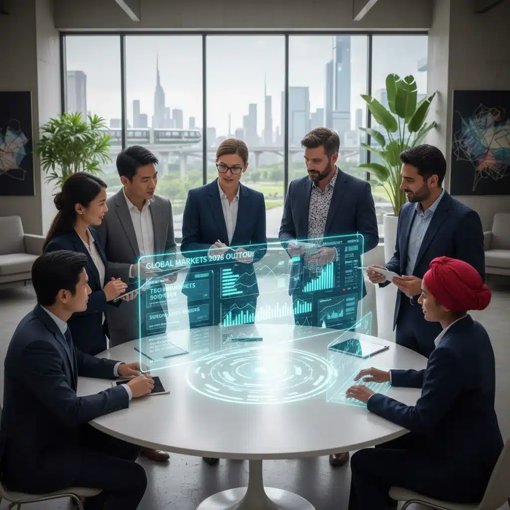 Diverse Investors Discussing 2026 Market Strategies