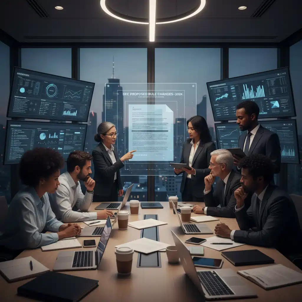 Investors analyzing financial data and regulatory documents for SEC changes.