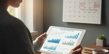 Person planning 2026 unemployment benefits on tablet