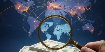 Global supply chain network with disruptions affecting U.S. consumer prices