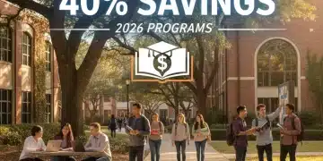 Students on a vibrant community college campus, symbolizing affordable higher education and significant degree savings.